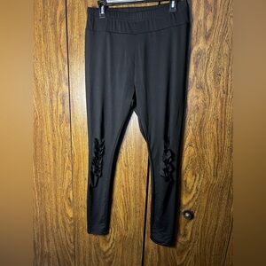 SHEIN 0XL “distressed” leggings. Lightweight soft. Never worn